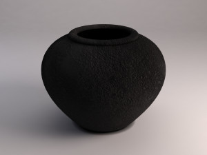3d ceramic vase---crater model 3D Model