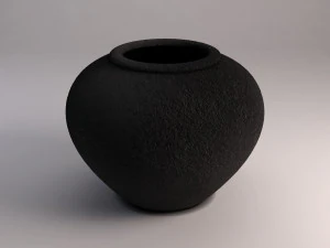 3d ceramic vase---crater model 3D Model