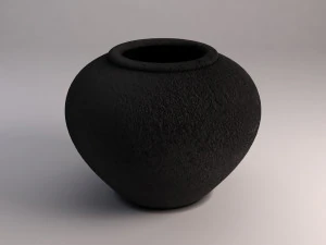 3d ceramic vase---crater model 3D Model