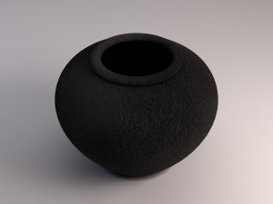 3d ceramic vase---crater model 3D Модель