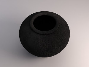 3d ceramic vase---crater model 3D Модель