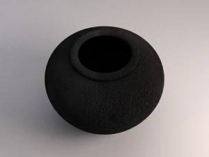 3d ceramic vase---crater model 3D Model