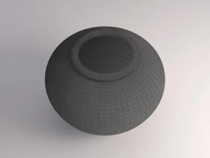 3d ceramic vase---crater model 3D Model