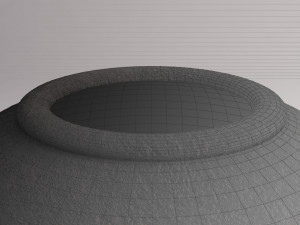 3d ceramic vase---crater model 3D Модель