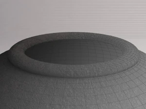 3d ceramic vase---crater model 3D Model