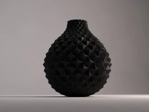ceramic vase---diamond relief 3D Model