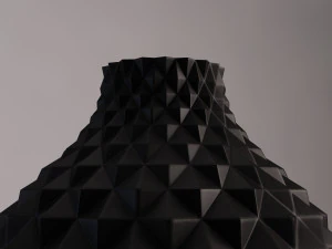 ceramic vase---diamond relief 3D Model
