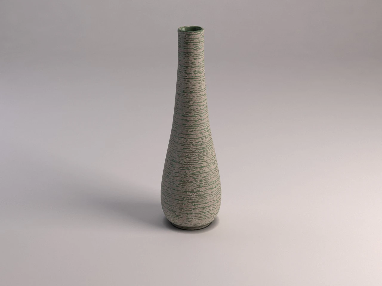 ceramic vase---flute 3D Model .c4d .max .obj .3ds .fbx .stl .blend