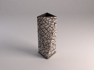 ceramic vase---inlaid Modelo 3D