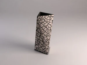 vaso de cer&acirc;mica --- incrustado Modelo 3D