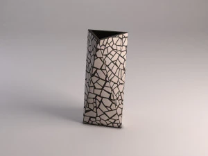 vaso de cer&acirc;mica --- incrustado Modelo 3D