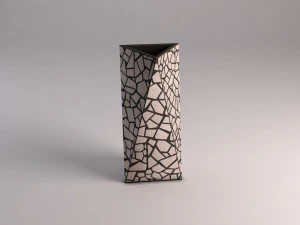 vaso de cer&acirc;mica --- incrustado Modelo 3D