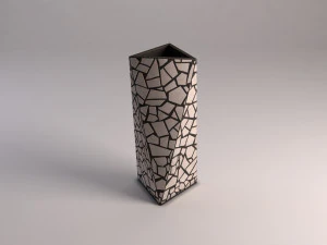 vaso de cer&acirc;mica --- incrustado Modelo 3D