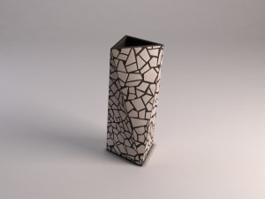ceramic vase---inlaid 3D Модель