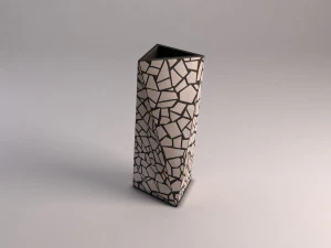 vaso de cer&acirc;mica --- incrustado Modelo 3D