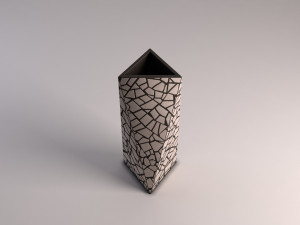 ceramic vase---inlaid 3D Модель