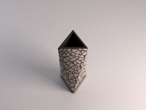 ceramic vase---inlaid 3D Модель