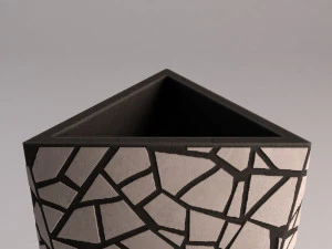 vaso de cer&acirc;mica --- incrustado Modelo 3D