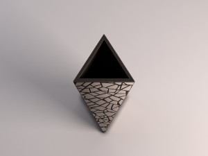 ceramic vase---inlaid 3D Модель