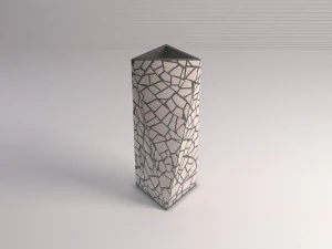 vaso de cer&acirc;mica --- incrustado Modelo 3D
