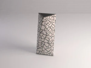 vaso de cer&acirc;mica --- incrustado Modelo 3D