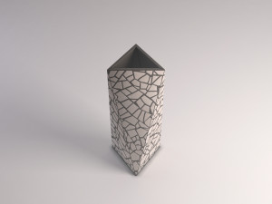 ceramic vase---inlaid 3D Модель