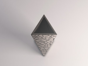 ceramic vase---inlaid 3D Модель