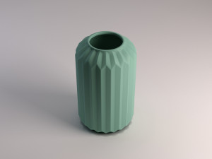 ceramic vase---ridge 3D 모델
