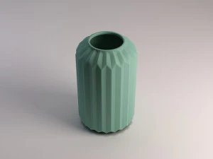 ceramic vase---ridge 3D Model
