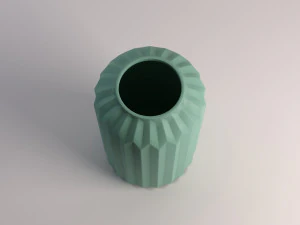 ceramic vase---ridge 3D Model
