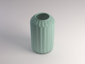 ceramic vase---ridge 3D 모델