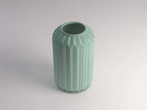 ceramic vase---ridge 3D Model