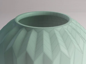 ceramic vase---ridge 3D Model