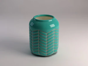 ceramic vase---toothed pattern 3D Model