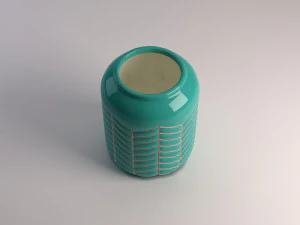 ceramic vase---toothed pattern 3D Model