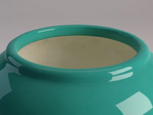 ceramic vase---toothed pattern 3D Model