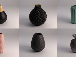 ceramic vase---collection 3D Model