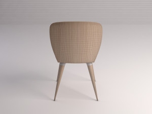 chair---wood and plastic Modelo 3D