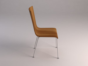 chair---wooden school chair Modelo 3D