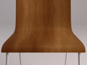 chair---wooden school chair Modelo 3D
