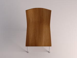 chair---wooden school chair Modelo 3D
