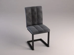 cadeira --- processado e bip&eacute; Modelo 3D