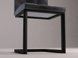 cadeira --- processado e bip&eacute; Modelo 3D