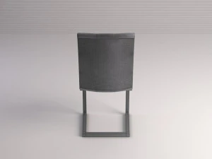 cadeira --- processado e bip&eacute; Modelo 3D