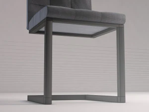 cadeira --- processado e bip&eacute; Modelo 3D