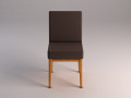 chair---wool and wood 3D Модель