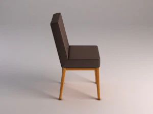 chair---wool and wood 3D Model
