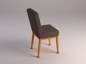 chair---wool and wood Modelo 3D