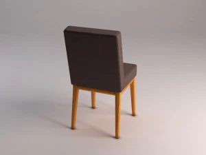 chair---wool and wood 3D Model