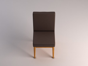 chair---wool and wood Modelo 3D